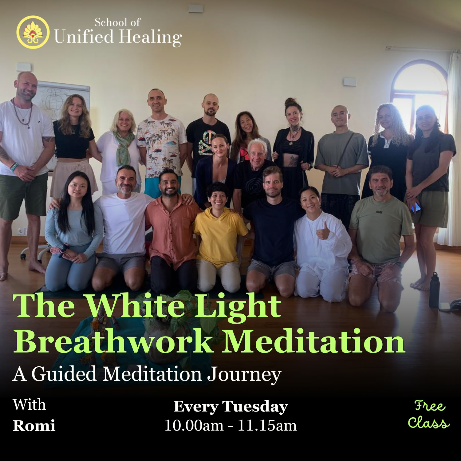 Méditation de groupe guidée