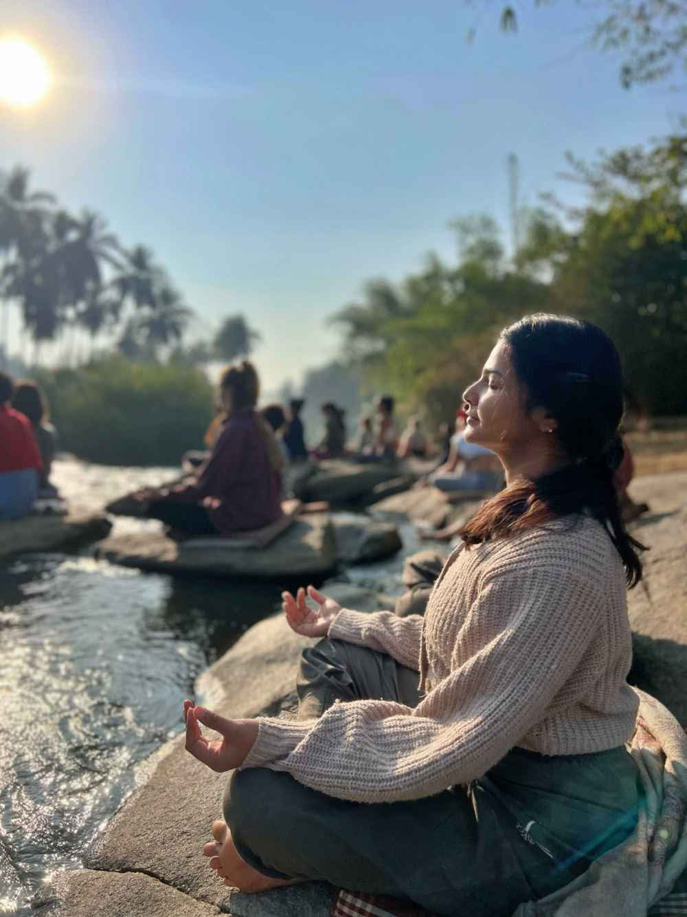 Formation résidentielle de professeur de pranayama de 100 heures