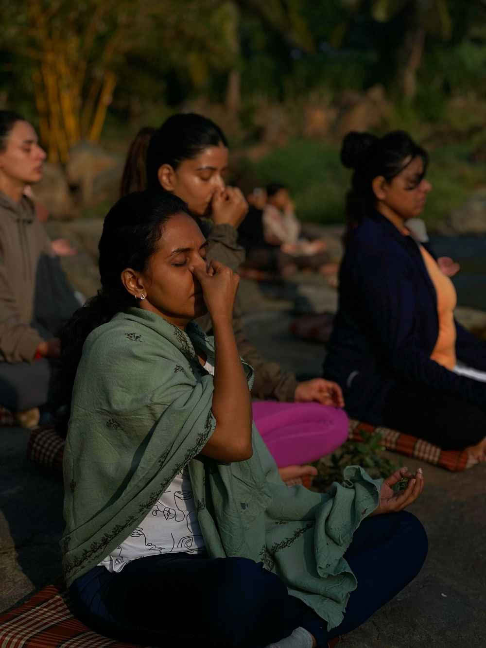 Formation résidentielle de professeur de pranayama de 100 heures