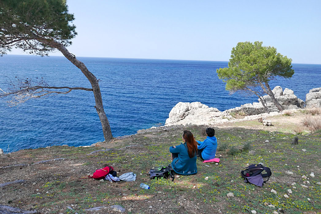 Retraite pour femmes au bord de la mer