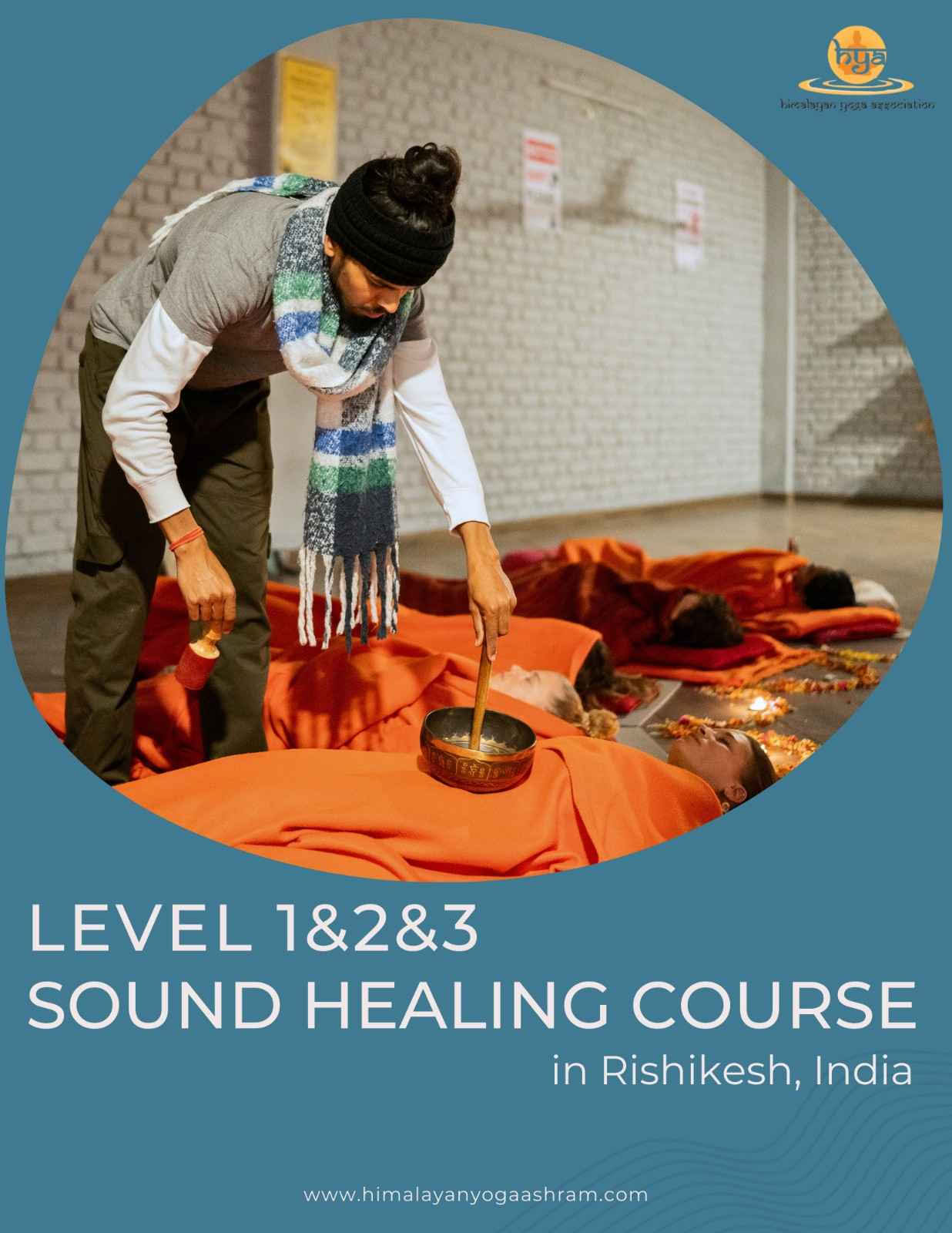 Cours de sonothérapie niveaux 1, 2 et 3 à Rishikesh, en Inde, HYA