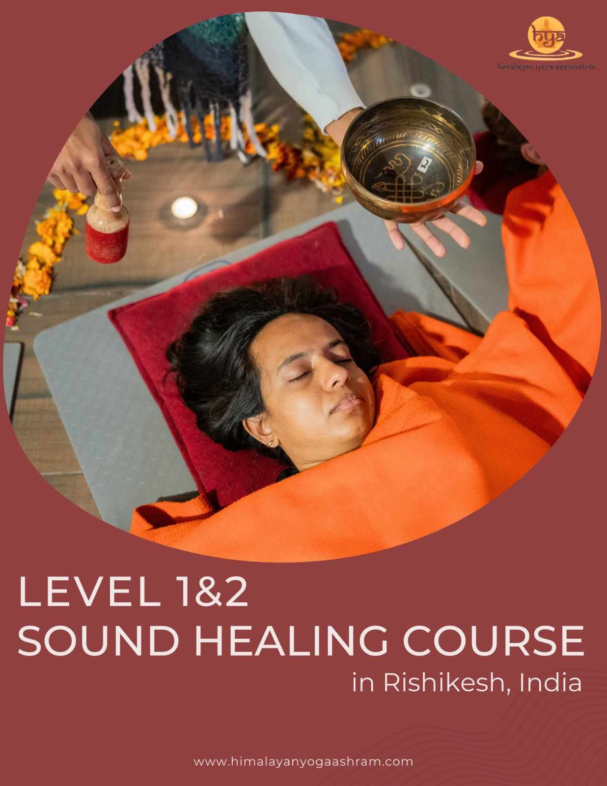 Cours de sonothérapie niveaux 1, 2 et 3 à Rishikesh, en Inde, HYA