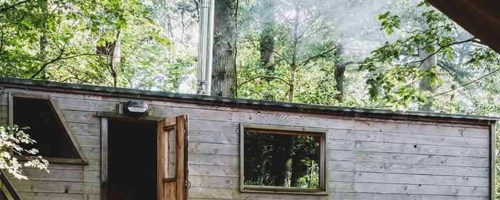 Sauna en forêt