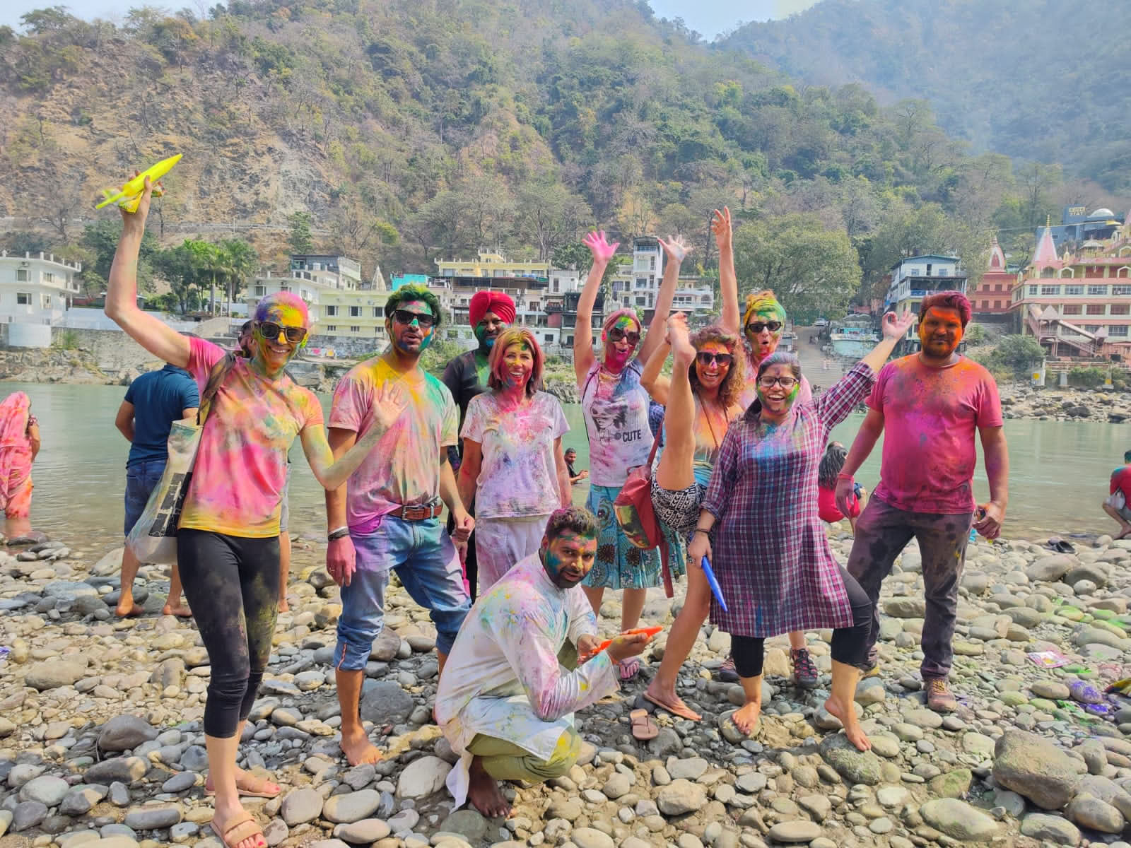 Retraite du festival Holi en Inde