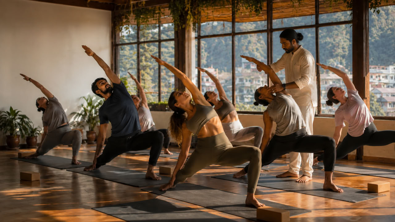 Formation de professeur de yoga de 200 heures à Rishikesh – du 1er janvier au 11 janvier