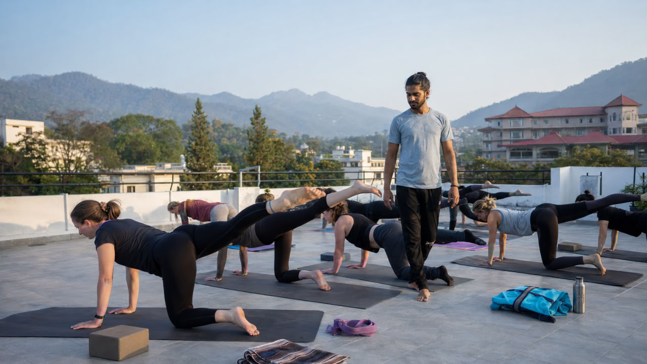 Formation de professeur de yoga de 200 heures à Rishikesh – du 1er janvier au 11 janvier