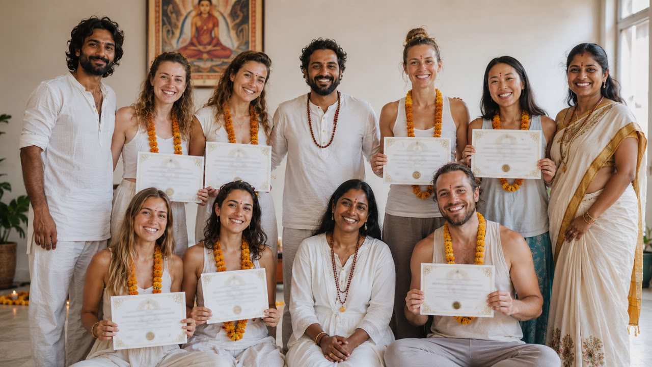 Formation de professeur de yoga de 200 heures à Rishikesh – du 1er janvier au 11 janvier