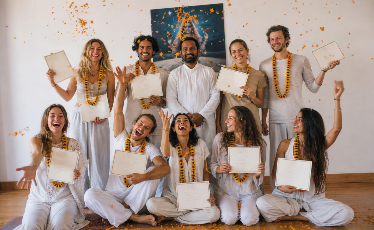 Formation de professeur de yoga de 200 heures à Rishikesh – du 1er janvier au 11 janvier
