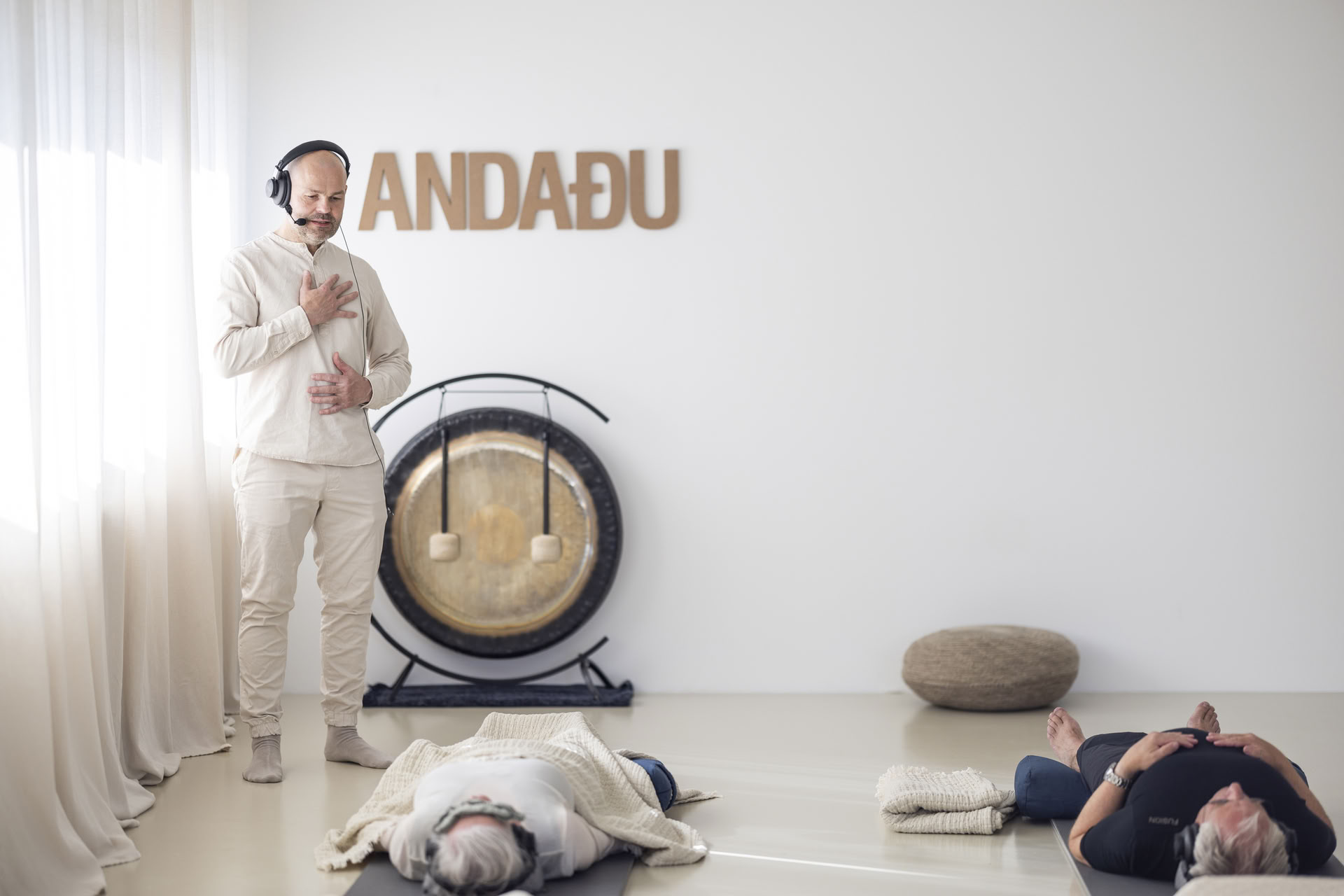Session de breathwork avec Andri