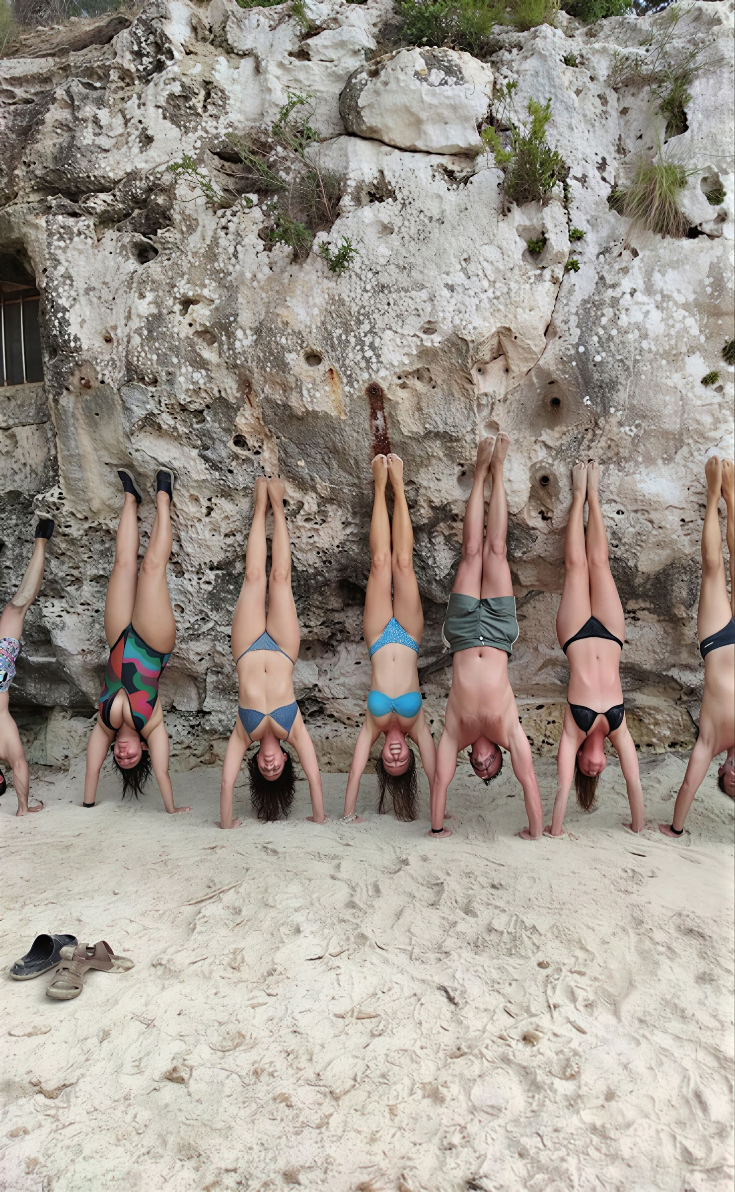 Yoga sur la plage