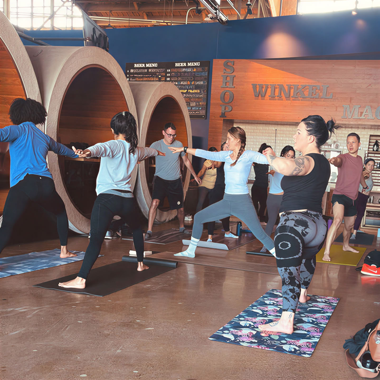 Tacos, yoga et bière – River North
