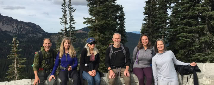 Randonnée de yoga et méditation au mont Rainier