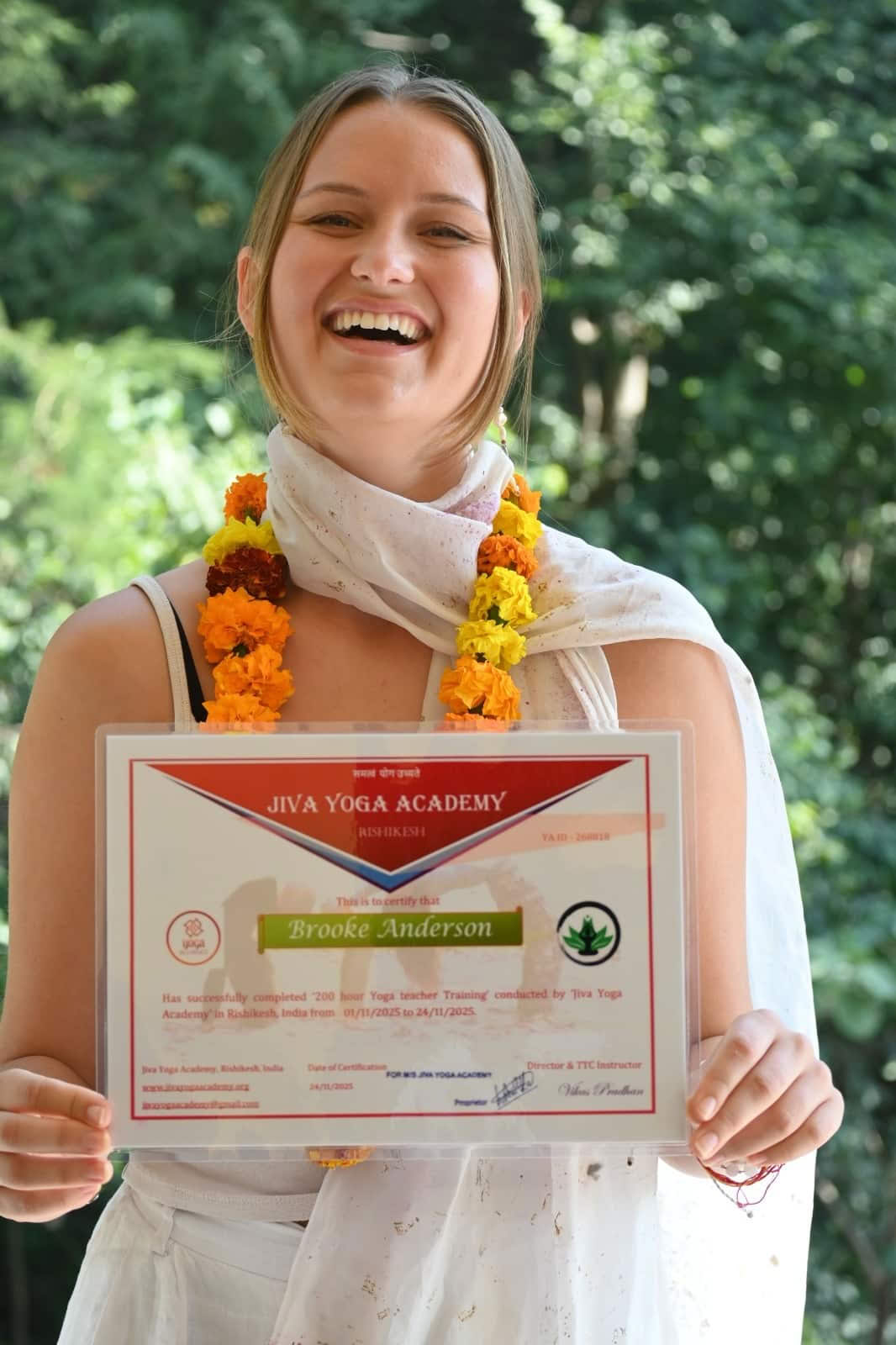 Formation de professeur de yoga de 200 heures en Inde