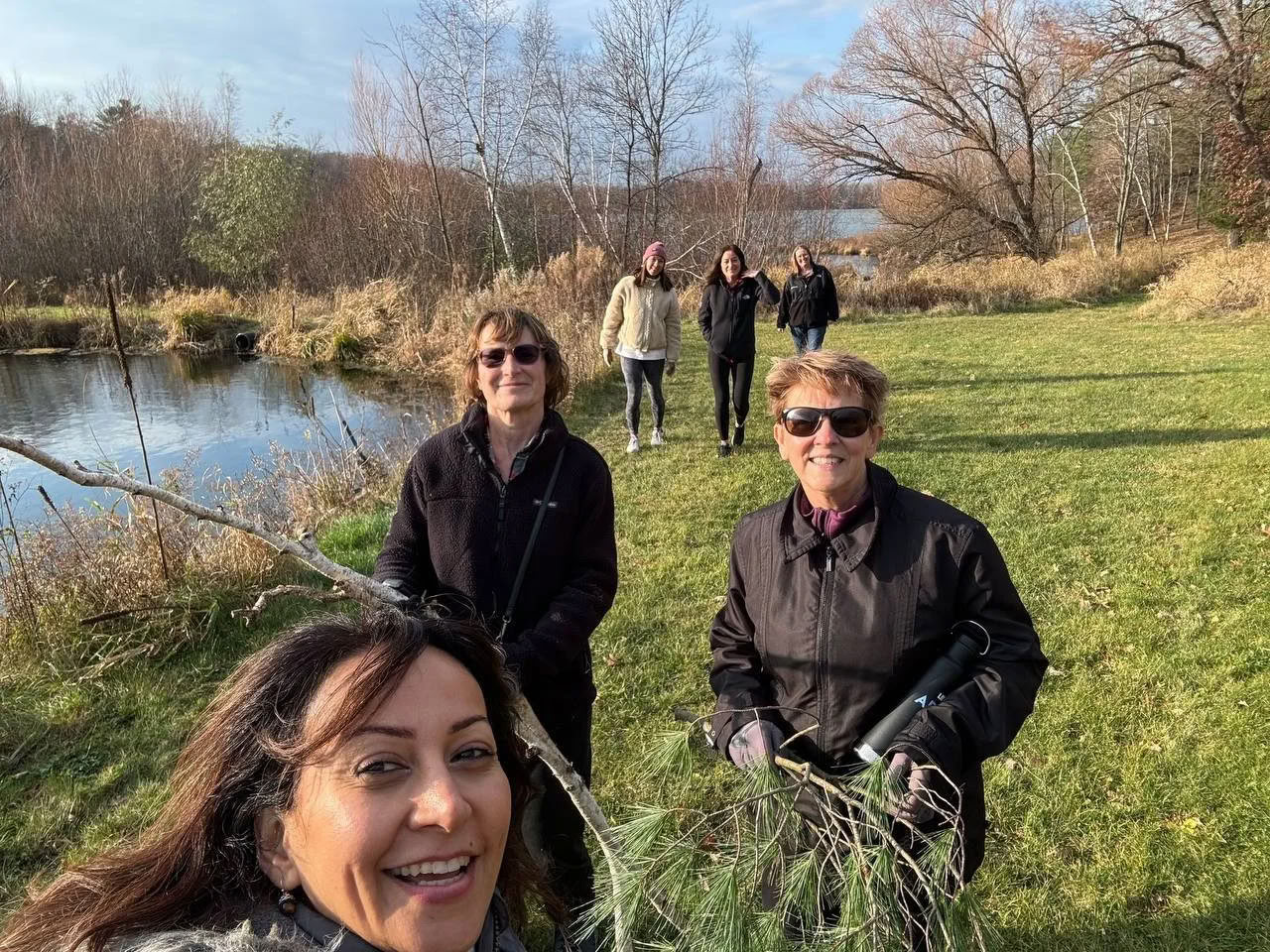 Marcher sur le chemin vers votre meilleure vie — retraite du lac Osceola