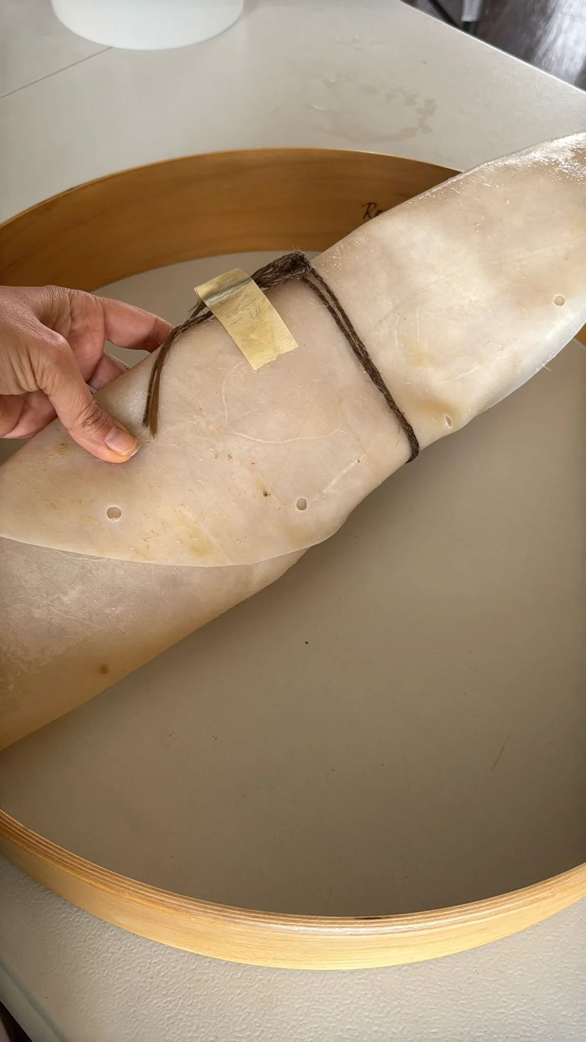 Fabrication de tambours et retraite rythmique