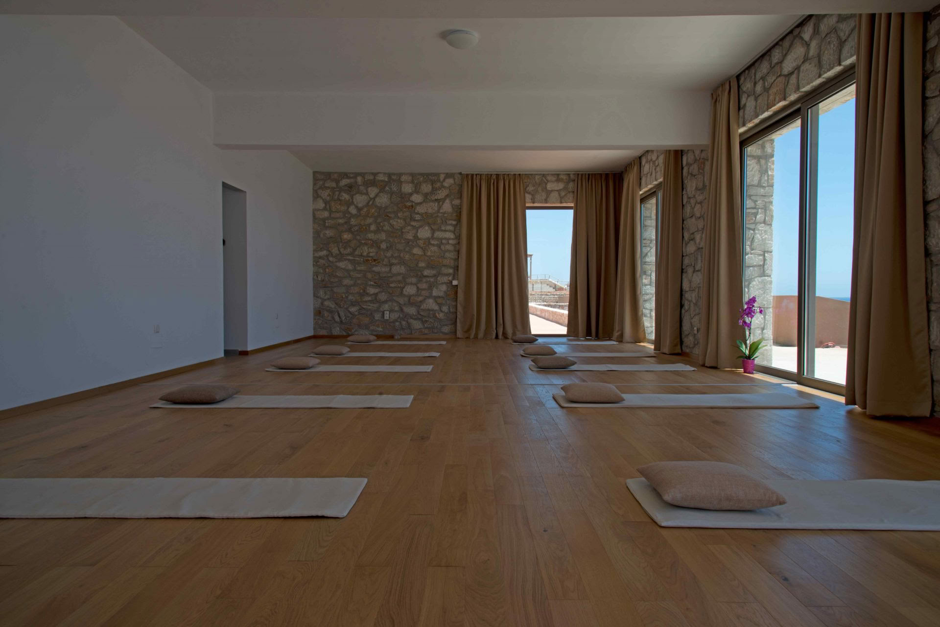Yoga en Crète