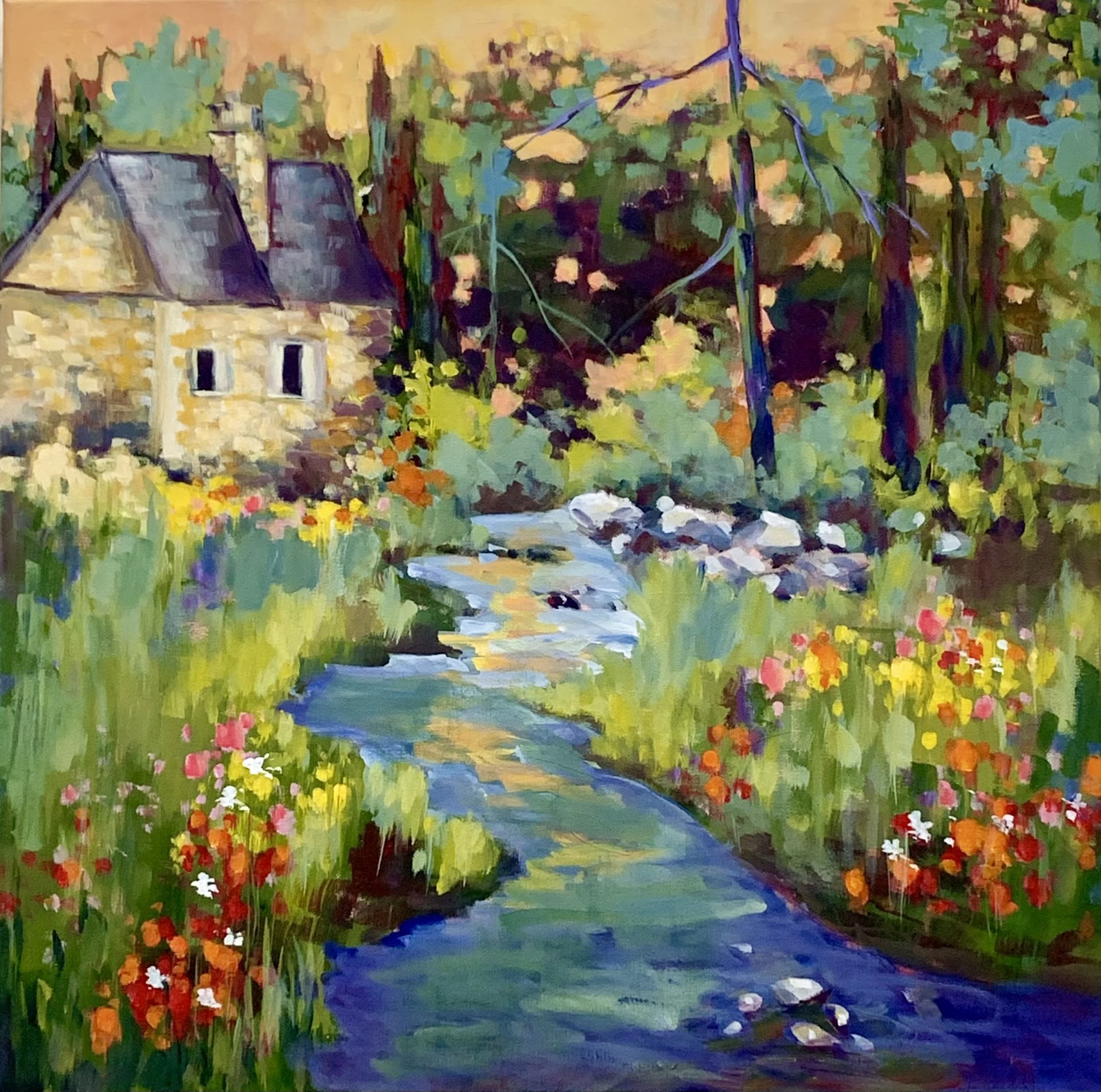 Retraite de peinture aux couleurs de la France