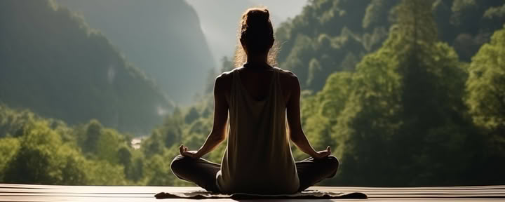 Yoga au lever du soleil
