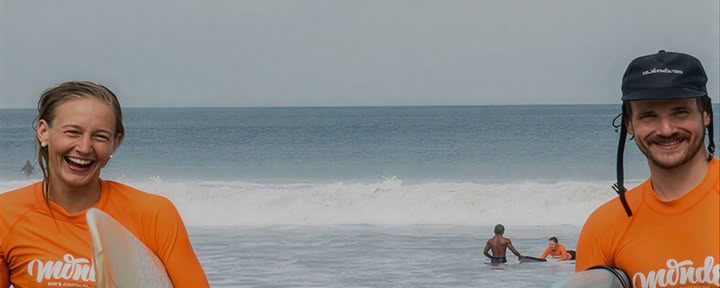 Leçon de surf