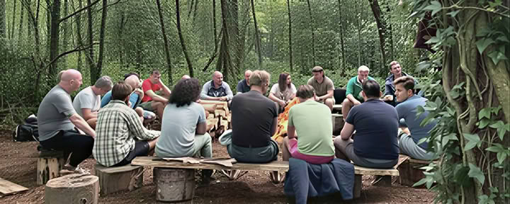 Lodge de sudation pour hommes — Mucklagh Lodge