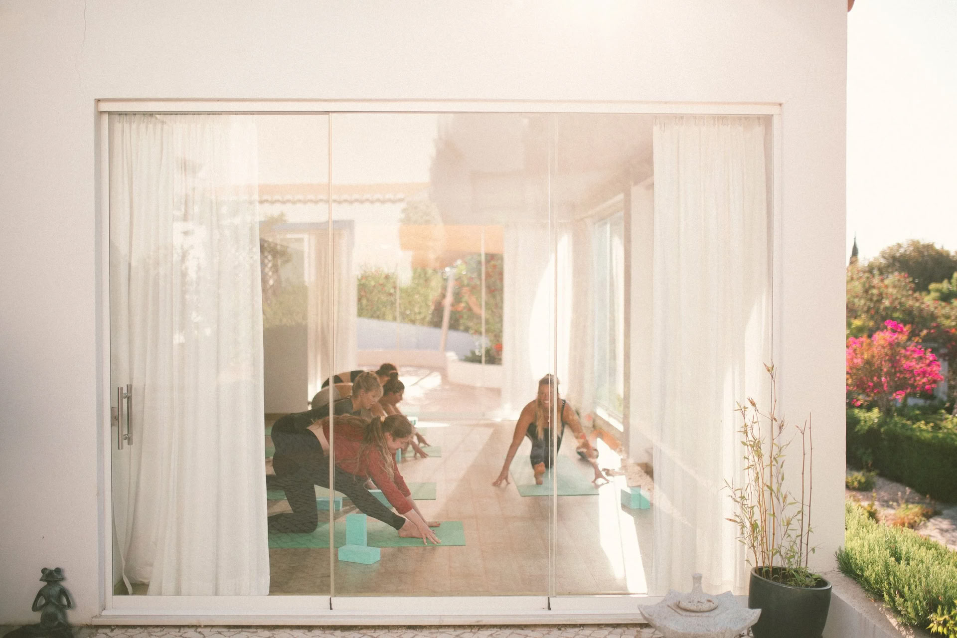 Retraite de yoga privée avec Melanie Caine