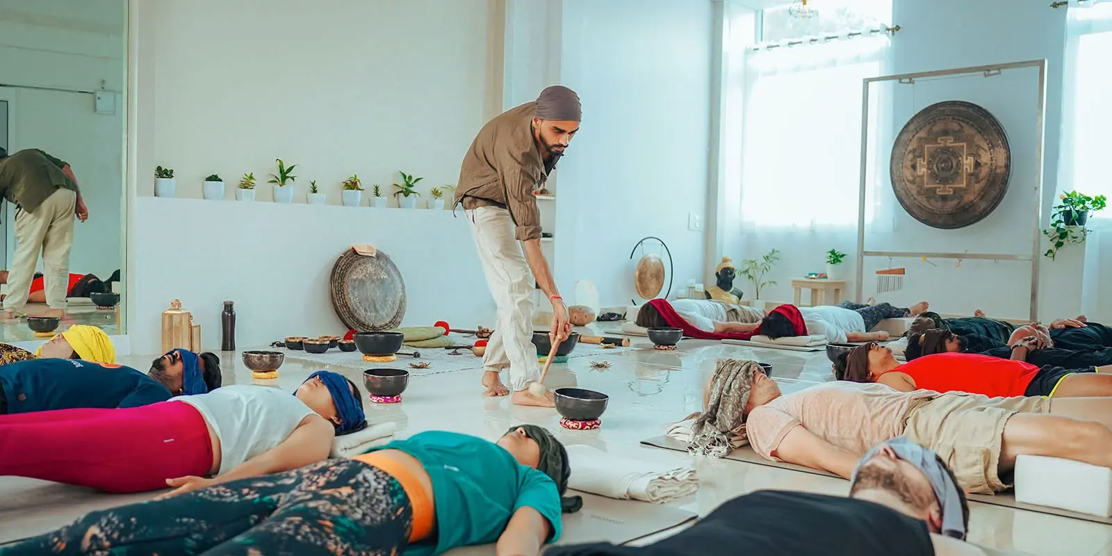 Retraite de 5 jours de yoga et de méditation avec séance de guérison par le son