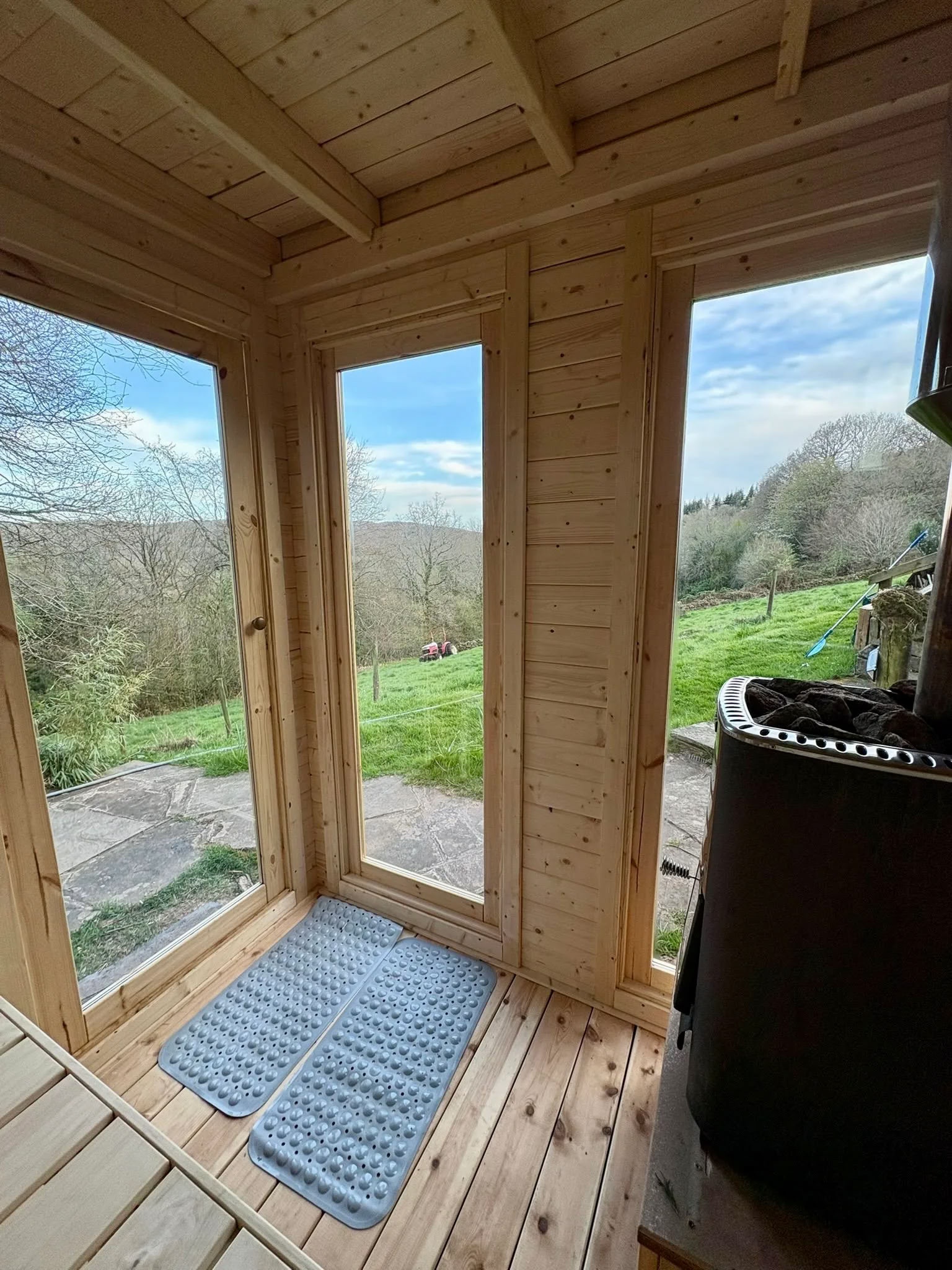 Yoga, brunch et sauna
