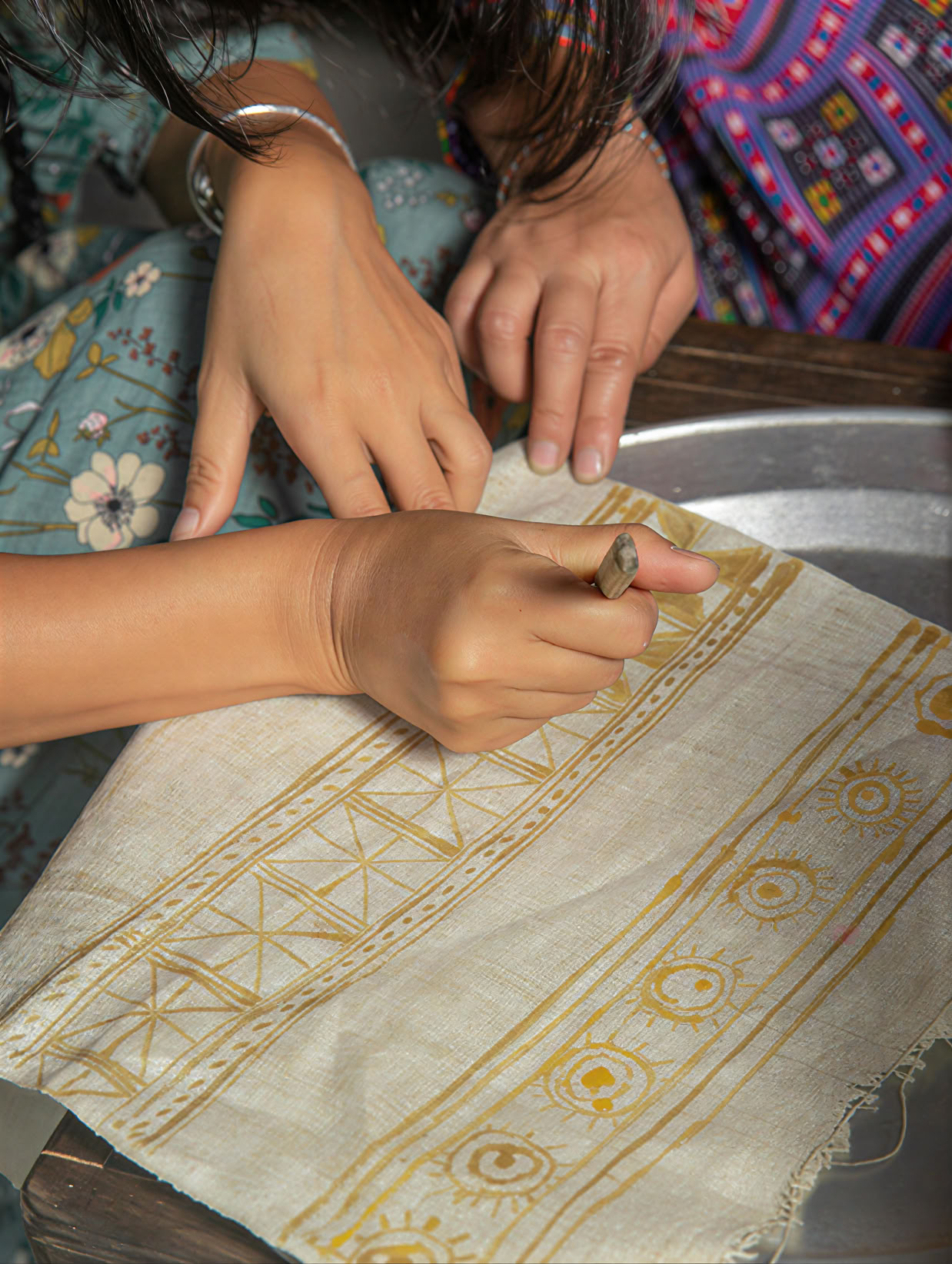 Peinture batik H'mong