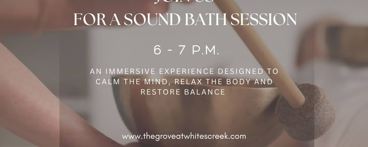 Bain sonore de septembre au Grove at Whites Creek