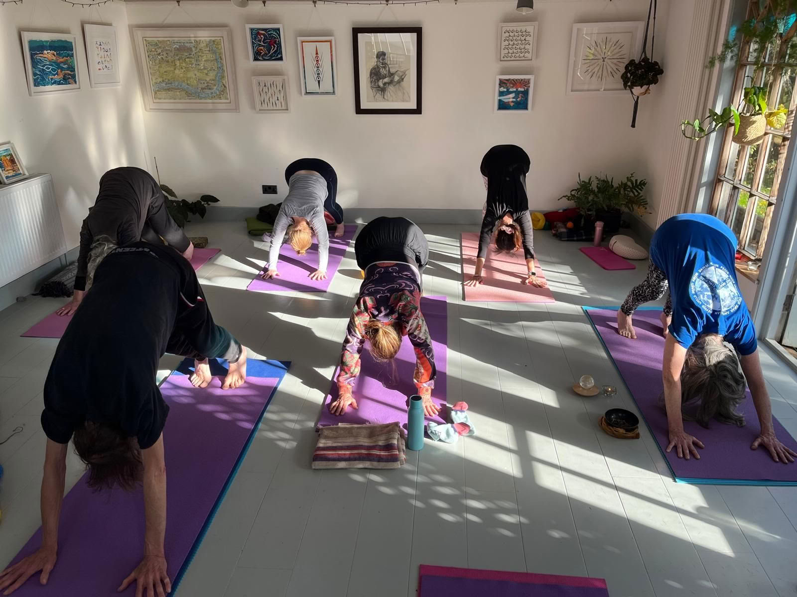 Natation, yoga et sauna de fin d’été