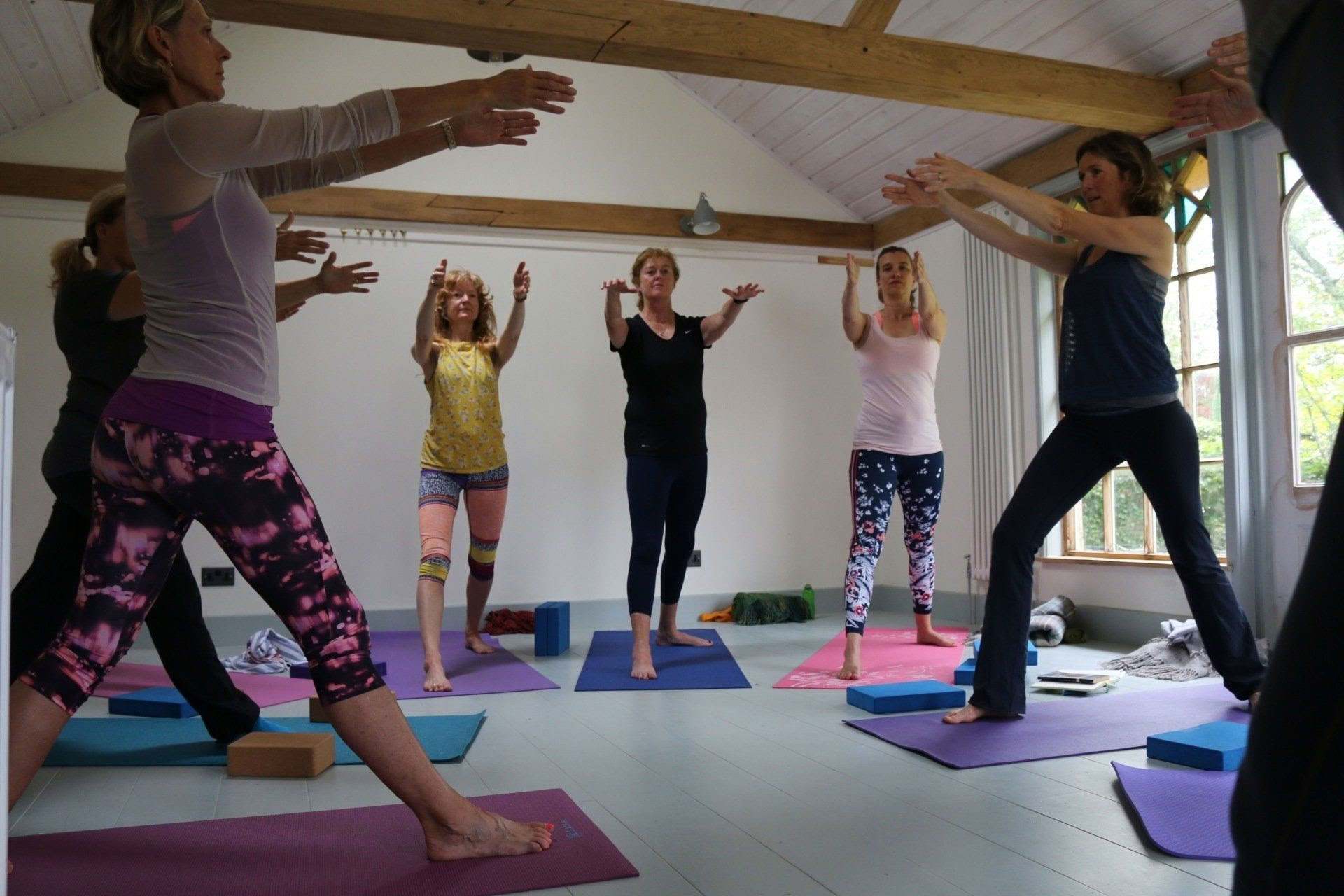 Natation, yoga et sauna de fin d’été