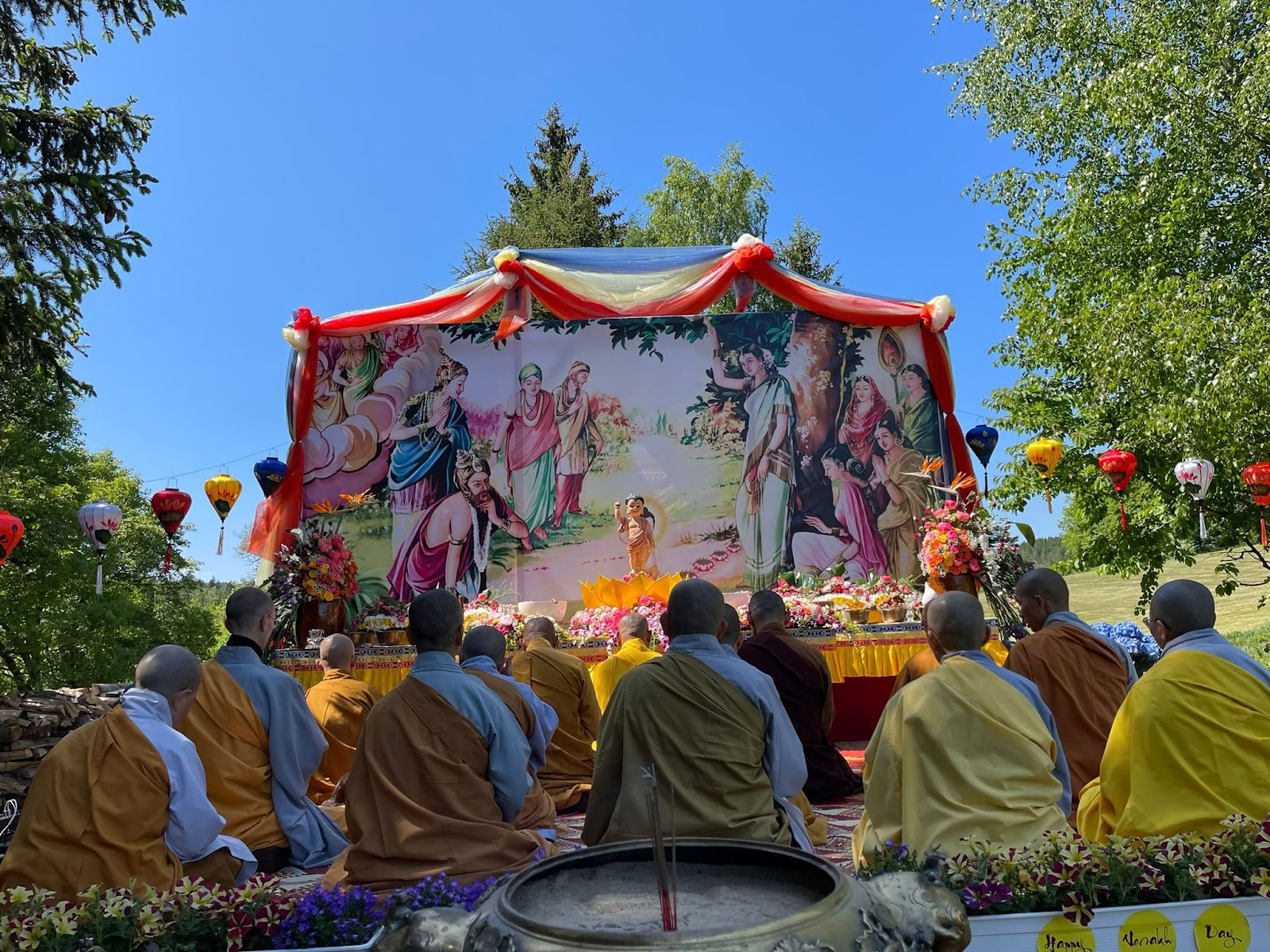 Monastère de retraite bouddhiste Amitayus
