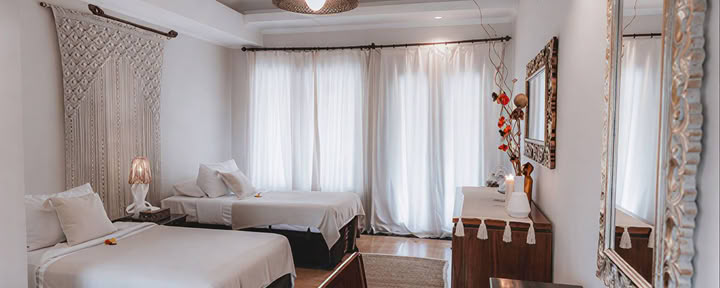 Chambre à deux lits