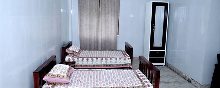Chambre double partagée
