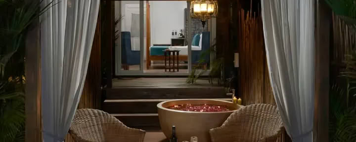 Cottage avec vue sur la mer et sur la plage