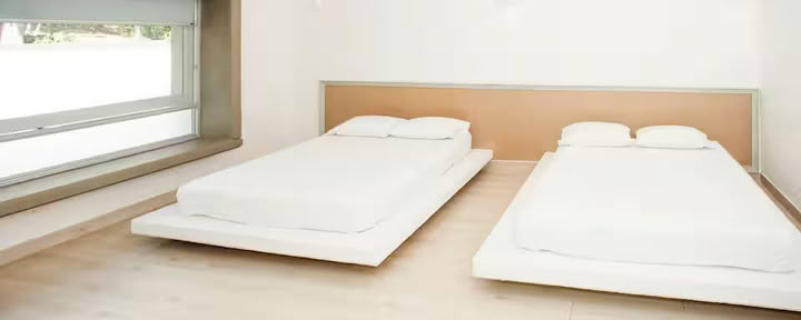 Chambre double partagée