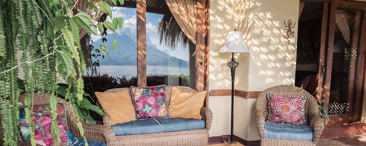 Chambre double avec vue sur le lac