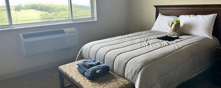 Chambre simple : lit double