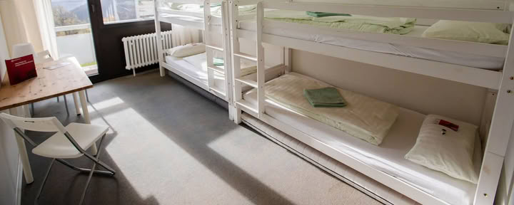 Lit en chambre partagée pour 5 personnes